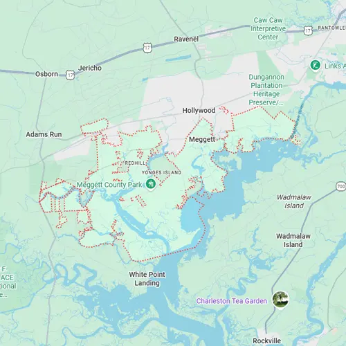 Meggett---Map